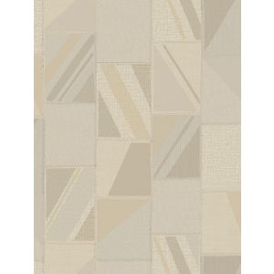 Alta Gama Woven  26102 papel de parede retalhos tons  bege e caramelo