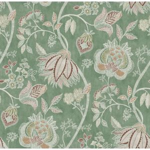 Goya  3852-1Papel de parede floral clássica verde