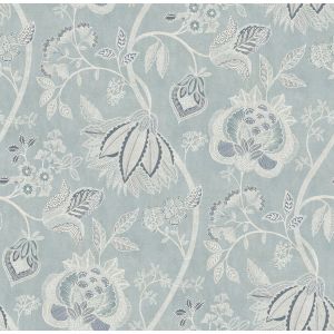 Goya  3852-4 Papel de parede floral étnico azul 