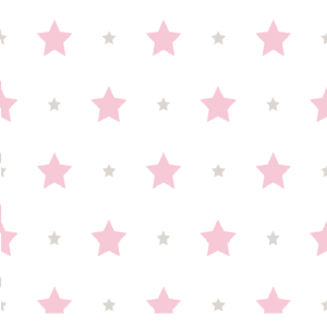 Treboli  584-2  Papel de parede  estrelas rosa  com cinza