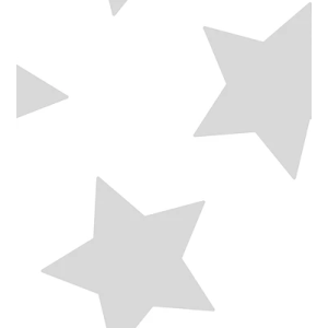 Renascer 6215  Papel de  Parede fundo branco com estrelas cinza grandes 