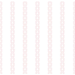 Renascer 6218  Papel de  Parede fundo branco com listras de borboletas rosas 