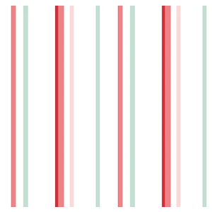 Renascer 6228  Papel de  Parede listras brancas verde vermelha e rosa 
