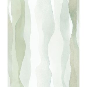 Leyla 81634  Papel de parede abstrato verde e branco