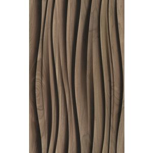 Leyla 81668 Papel de parede madeira marrom