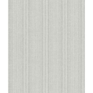Leyla 82444 Papel de parede listrado bege com cinza