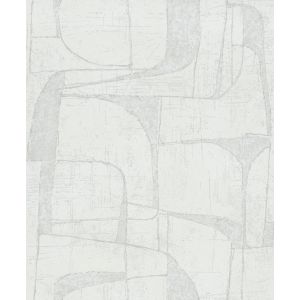 Leyla 82451  Papel de parede abstrato branco 