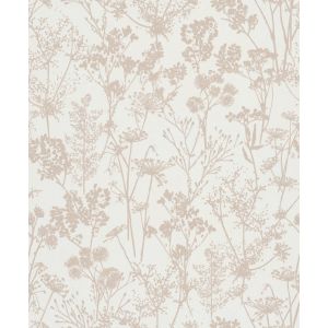 Leyla 82463 Papel de parede folhas e flores dourado