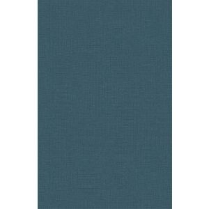 Flora 84483 papel de parede linho azul petróleo