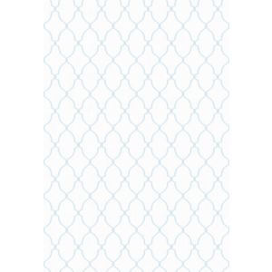 Provence 85862 Papel de parede  azul bebê geométrico provençal