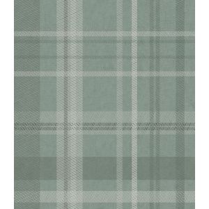 Tartan 88610 Papel de parede verde musgo
