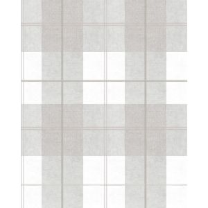 Tartan 88788 Papel de parede  xadrez  branco e cinza