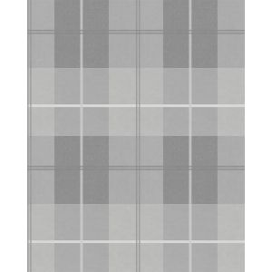 Tartan 88795 Papel de parede  xadrez  cinza claro
