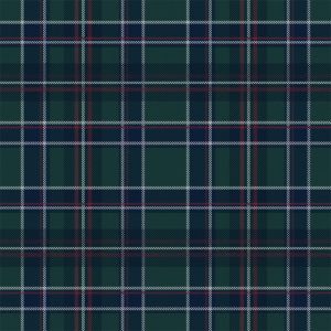 Tartan 88870 Papel de parede  xadrez preto e cinza com laranja