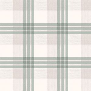 Tartan 88924 Papel de parede  xadrez verde e branco