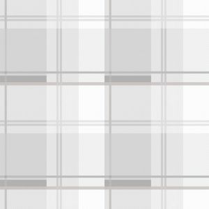 Tartan 89006 Papel de parede  xadrez bege e branco fino