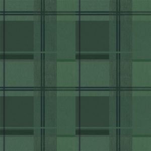 Tartan 89037 Papel de parede  xadrez verde musgo