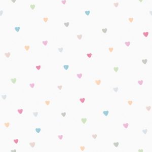 Bambini BA0020 Papel de parede  mini corações
