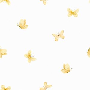 Bambini BA0025 Papel de parede   borboletas amarelas