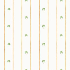 Bambini BA0030 Papel de parede  Listras Mini Coqueiro