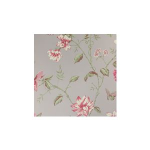 English Florals  G34306   Papel de  Parede   fundo fendi flores  vermelhas 