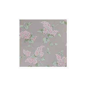 English Florals  G34322  Papel de  Parede   fundo  marrom com flores rosa