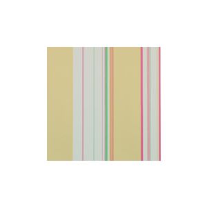 English Florals  G34331  Papel de  Parede   listras laranja verde e rosa