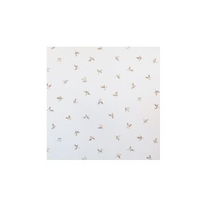 English Florals  G34340 Papel de  Parede   fundo branco mini flores rosas
