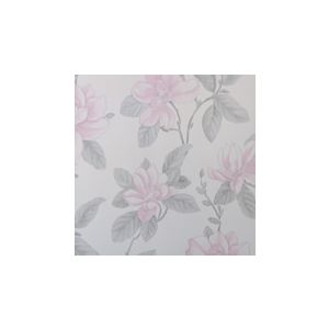 English Florals  G67227 Papel de  Parede  flores rosa