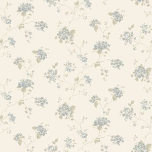 Miniatures 3  G67865 Papel de parede  mini flores azul  e fundo fundo