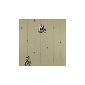 All Kids H2910401  Papel de parede fundo bege com bolas de baseball  e figuras 