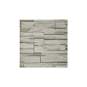 Papel de parede- Modern Rustic - Pedra Canjica cinza e branca , cód :  121501