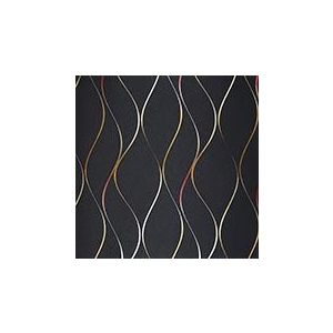 Papel  de parede Enchantment-Fundo-preto-curvas-douradas , cód :120105