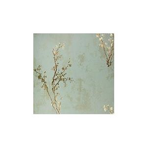 Papel de parede -Enchantment-Fundo-verde-ávores-marrom-dourado, cód : 120303