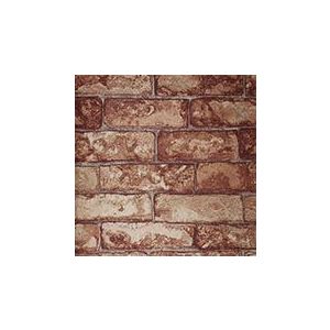 Papel de parede - Modern Rustic -Tijolo de demolição marrom cód : 122204