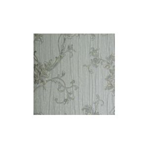 Papel de parede -Decora - Amassado em cinza com brilhos e flores , cód :  53706