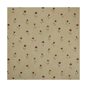 Fragrant Roses Papel de Parede FA811069 fundo bege flores pequenas rosas vermelhas