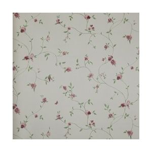 Fragrant Roses Papel de Parede FA811074  Fundo branco flores vinho 