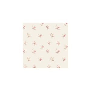 Papel de parede  -Floral Prints 2 -Fundo bege-pequenos-buques-rosa , cód : PR33840