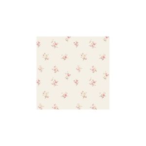 Papel de parede  -Floral Prints 2 -Fundo bege-pequenos-buques-rosa , cód : PR33840