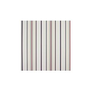 Papel de parede -Classic Stripes - Listras bege , azul e vermelho  , cód : CT889097
