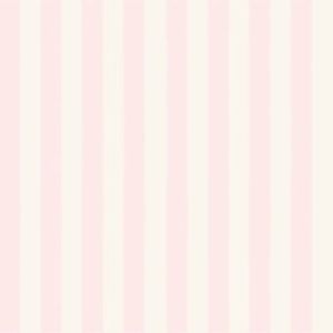 Papel de parede vinilizado-Bambinos-Listras branca e rosa, cód : 3324