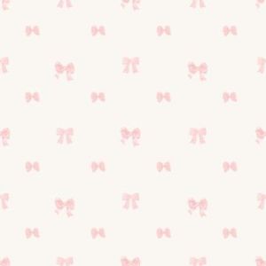 Papel de parede  vinilizado-Bambinos-Fundo rosa pálido com laços rosas , cód : 3335