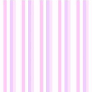 Papel de parede vinilizado-Bambinos-Listras rosa claro , rosa escuro lilás e branca , cód : 3340