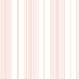 Papel de parede  vinilizado-Bambinos-Listras brancas e rosa , cód : 3360