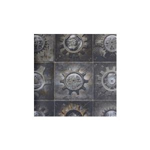 Papel de parede - Steampunk -Engrenagens cinza chumbo  , cód : G56229
