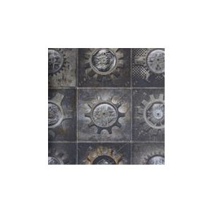 Papel de parede - Steampunk -Engrenagens cinza chumbo  , cód : G56229