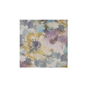 Papel de parede - Suite -Florres com nuance lilás , azul e amarelo , cód :303-04