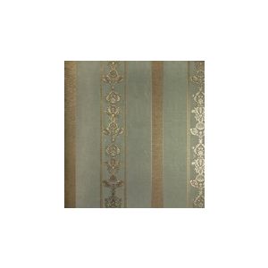 Papel de parede - Vita - Fundo verde Listras em dourado com brilho , cód : B1050206,