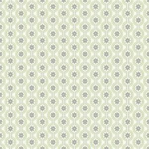 Papel de parede - Waverly Small Prints- Bolinhas com árvoeres dentro , cód :ER81252